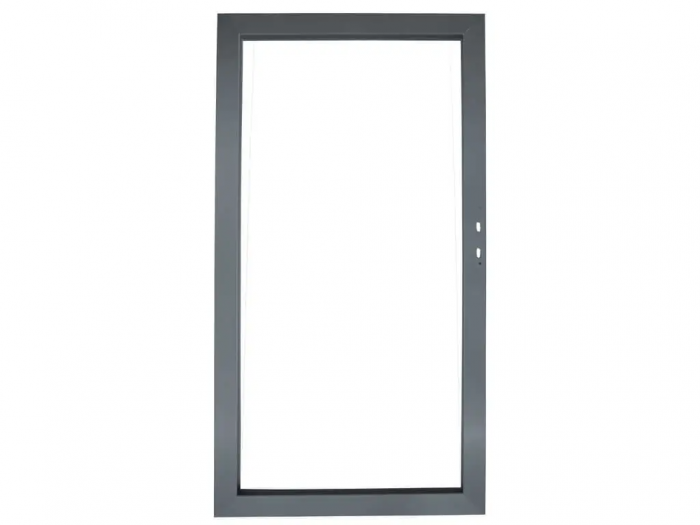 Bezighouden Stimulans Reproduceren Aluminium frame deur antraciet gecoat incl. hang- en sluitwerk