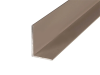 L-profiel aluminium deurstopper taupe gecoat 180 cm